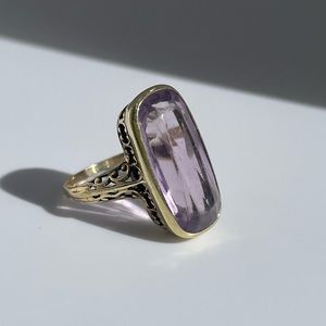 Victorian Amethyst and 14k Ring